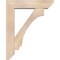Ekena Millwork Imperial Slat Smooth Bracket w/ Offset Brace, Douglas Fir, 7 1/2"W x 32"D x 40"H BKT0806X32X40IMP06SDF - alternate 2